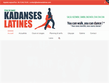 Tablet Screenshot of kadanseslatines.com
